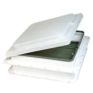 J291RWH-C – HENG'S IND Roof Vent Lid, Jensen With Pin Hinge White
